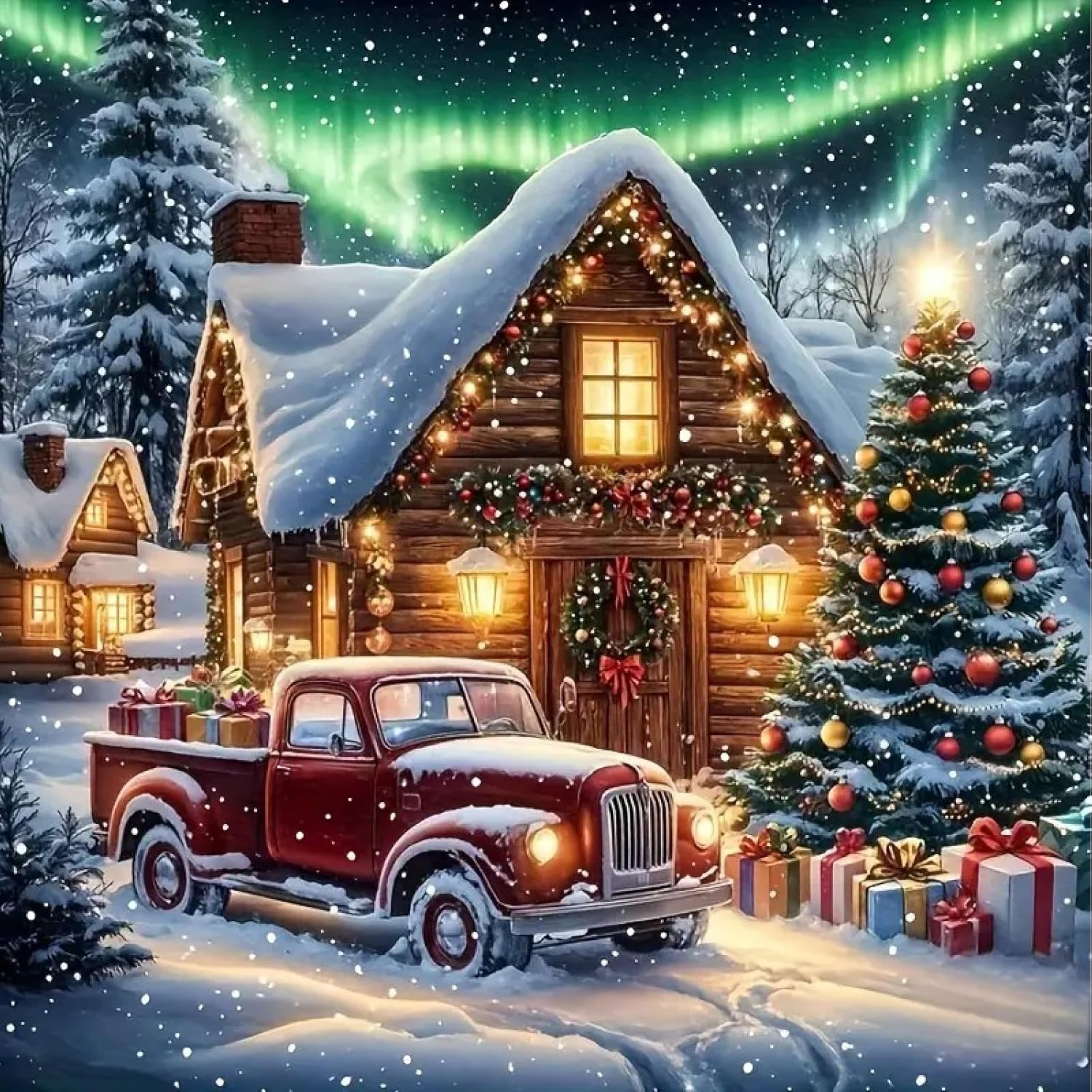 大型　アート　クリスマス DIAMOND DOTZ® Cardinal Christmas Special Edition Diamond Painting
