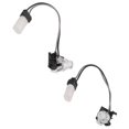 thumbnail image 1 of Pair of 12-24V 9LED Side Marker Light Yellow White Red Colors External Lamp for Trucks Trailers, 1 of 5