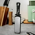 thumbnail image 7 of Diamond Sharpening Stone,400/1000 Grit Handheld Double-Sided Diamond Sharpener 5 in 1 Honeycomb Surface Knife Sharpener Plate Whetstone with Ceramic & Tungsten Steel Scissor Slot,Black, 7 of 7