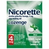 Nicorette Nicotine Lozenges, Stop Smoking Aids, 4 Mg, Mint, 72 Count
