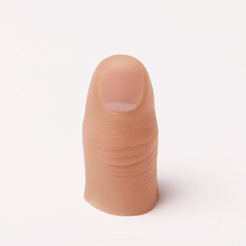 2xSoft Thumb Tip Dedo Trucos de magia falsos Close Up Finger Props Prank Party 