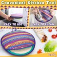 thumbnail image 4 of PixiPy Tortilla Warmer for Microwave, 12 Inch Multicolor & Double-Sided, Holds 15 Tortillas, Calentador de Tortillas para Microondas, 4 of 10