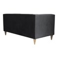 thumbnail image 5 of Love Seat Poole SofaMatch, Tela Quantum, Patas Natural gris oscuro, 5 of 5