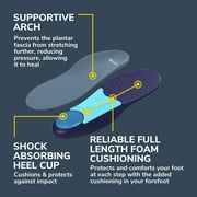 Dr. Scholl’s Plantar Fasciitis Pain Relief Insoles with Arch Support, Men Shoe Sizes 8-13, 1 Pair