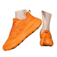 thumbnail image 3 of Mens Shoes,Fashion Sneakers Lightweight Breathable Mesh Running Shoes for Everyday Casual Wear and Comfortable Jogging,Shoes for Men,Orange,7.5, 3 of 9