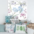 thumbnail image 3 of Designart 'Vibrant Summer Wildflowers On White II' Traditional Framed Art Print, 3 of 4