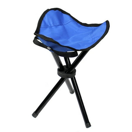 Tripod Folding Chair, Portable Light weight Fishing Seat Stool For Camping Hiking Gardening (Best Lightweight Tripod For Hiking)