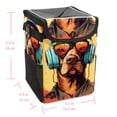 thumbnail image 5 of Dog Retro Foldable, with Lid, Leak-Proof, Hanging Storage Bag Car Trash Can - Car Garbage Can - Trash Can for Car, 5 of 6