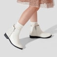 thumbnail image 5 of DREAM PAIRS Girls Ankle Boots with Side Zipper Low Heels Toddler/Little Kid/Big Kid, 5 of 6