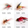 thumbnail image 3 of 64pcs Fly Fishing Flies Fly Fish Lure Kit Fly Fishing Gear Biomimetic Insect Lures with Fly Box, 3 of 8