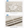 thumbnail image 3 of Boho Farmhouse Shower Curtain, Linen Rustic Weighted Striped Cloth Shower Curtain Set with Tassel, Water Repellent Vintage Country Fabric Shower Curtain for Bathroom, 3 of 6