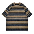 thumbnail image 6 of Trendfront Womens Summer Crew Neck Short Sleeve Tops Oversized Loose Fit Stripe Tees Graphic Pattern Printed Casual T-Shirts, 6 of 6