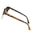 thumbnail image 6 of grinderPUNCH Designer Inspired Color Mirrored Classic Half Frame Horned Rim Sunglasses, 6 of 6