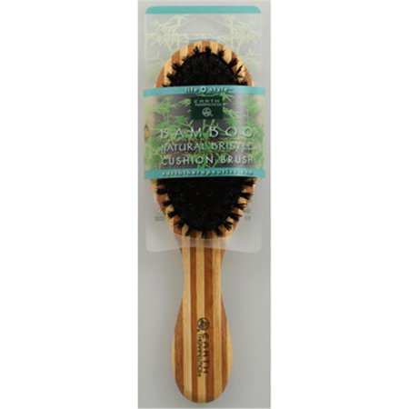 Earth Therapeutics 1019496 Regular Bamboo Natural Bristle Cushion