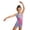 Z17-Pink, variant on LRen Girls Swimsuit Tankini Set Stretchy One Piece Athletic Bodysuit Kids Dance Swimwear Outfit for Children 3–12Y