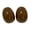 Coffee, variant on Elegant C Shape Resin Earrings for Women Resin Construction Suitable for Frequent Use Across Different Environments