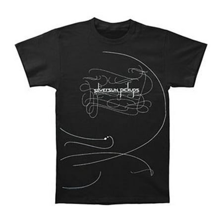 Silversun Pickups Men's Lines 09 Tour Slim Fit T-shirt Large Black