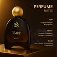 thumbnail image 2 of Bellavita Luxury Oud Lumiere, Perfume for Women and Men, 3.4 oz, 2 of 9