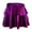 Purple, variant on WOYY Girls Metallic Layered Tutu Skirt Puffed Performance Short Skirt, Sizes Xxs