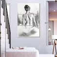 thumbnail image 3 of Elephant Stock Soft Silhouette Vi Wall Art - Vertical Multi Panel Canvas - Living Room Wall Decor - People Multi Panel - Gray And Black Decor By e. Anthony Orme - 48" x 74", 3 of 8
