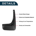 thumbnail image 3 of Guardas contra salpicaduras Unique Bargains para Toyota Prius XW20 20 Edición Deportiva 2004-2009 con rodeo trasero, guardabarros delanteros y traseros con accesorios de montaje, 3 of 6