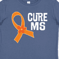 thumbnail image 4 of Inktastic Multiple Sclerosis Cure MS Orange Ribbon Girls Baby T-Shirt, 4 of 5