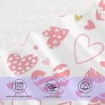 thumbnail image 4 of Heart Love Pattern Towels Highly Absorbent Cotton Towels Set of 2, Premium Spa & Hotel Quality Quick Dry Towel Set 54 x 27 Inches Bathroom Towels, 4 of 7