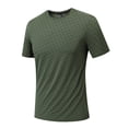thumbnail image 6 of JFOPQVSM Men's Sports T Shirt Summer Solid Color Quick Drying Breathable Printed T Shirt, 6 of 7