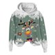 thumbnail image 4 of WILLBEST Sudadera de Mujer con Capucha, Estilo Casual, con Estampado Navideño de Ciervos con Cabeza Grande y Copos de Nieve Cuello Redondo, Manga Larga y Diseño Ligero Mediana, 4 of 4