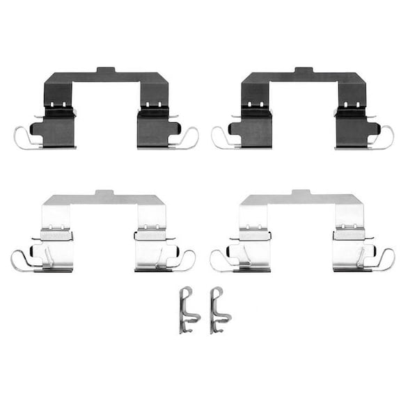 Front Brake Hardware Kit - Compatible with 2014 - 2022 Jeep Cherokee 2015 2016 2017 2018 2019 2020 2021