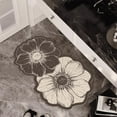 thumbnail image 1 of Qaailabf Modern Bath Rug with Non-Slip Rubber Backing, Quick Dry Bathroom Floor Mat for Bathtub Shower Room, Machine Washable Water Absorbent Mat with No Shedding Polyester Surface, 16x24 Inches, 1 of 6