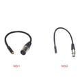 thumbnail image 2 of Conector de 3,5 mm a XLR Cable hembra a hembra Cable de audio profesional Micrófonos Altavoces Consolas de sonido Amplificador Eigraketly EL0604-02, 2 of 2