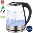thumbnail image 1 of Stainless Steel Cordless Electric Kettle, BPA-Free Borosilicate Glass, Auto Boil-Dry Shut-Off, and LED Light for Safe and Stylish Tea Preparation, 1 of 5