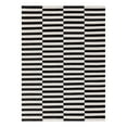 thumbnail image 3 of Unique Loom Decatur Collection Area Rug - Striped (7' 5" x 10' Rectangle Black/Ivory), 3 of 7