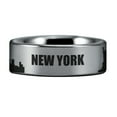 thumbnail image 6 of Tungsten New York Skyline Ring, 6 of 6