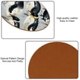 thumbnail image 5 of Penguin Set of 6 Microfiber Leather Round Coasters 4.3x4.3 Inches - Absorbent and Stylish Drink Mats for Home and Office Use., 5 of 6