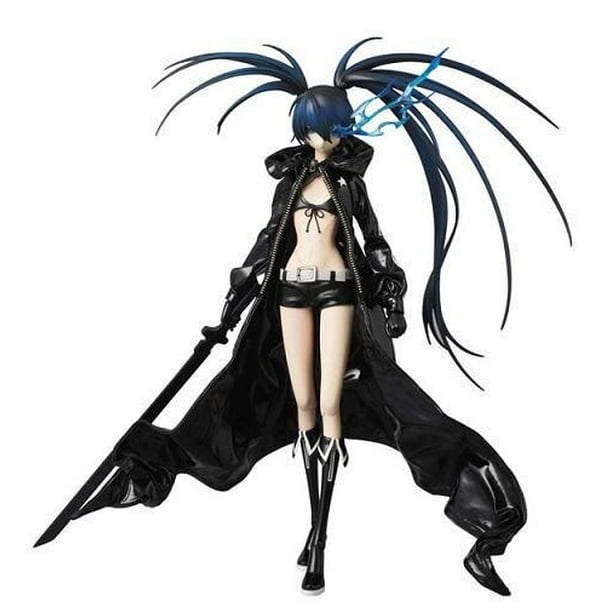 Black Rock Shooter Insain Blk White Edition Figure, Articulée Articulée Articulée, Articulée Articulée Articulée, Modèle de Collection, Jouets, 28cmBlack no box zhangyuxiang unisex