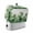 Green, White, variant on Summer Tropical Toaster Cover 2 Slice, Pastoral Palm Trees Botanical Leaves Dustproof Bakeware Oven Protector with Top Hook, Waterproof Small Kitchen Appliance Toasters Dust Cover, 12"x7.5"x8"