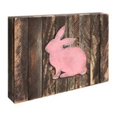 thumbnail image 1 of Designocracy 98134-12 Vintage Rabbit Art on Board Wall Decor, 1 of 1