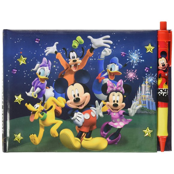Libro de autógrafos Disney Mickey y sus amigos Deluxe 85231 con bolígrafo
