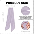 thumbnail image 2 of LEWEEN Purple White Jacquard Plaid Wreath Sash Front Door Decoration, 5.12" x 54.33" Blank Sash Spring Easter Girls Birthday Wedding Holiday Party Bow Ribbon Farmhouse Home Decor, 2 of 8