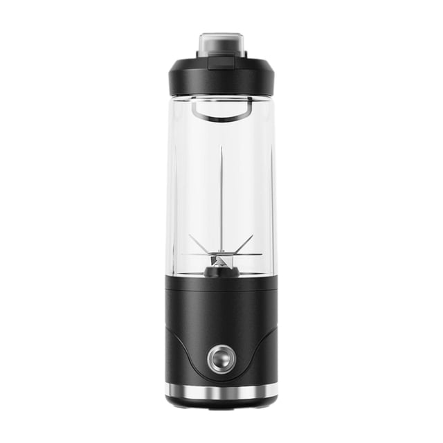 Licuadora portátil Mini licuadora recargable Conveniente vaso de jugo mini para viajes Negro