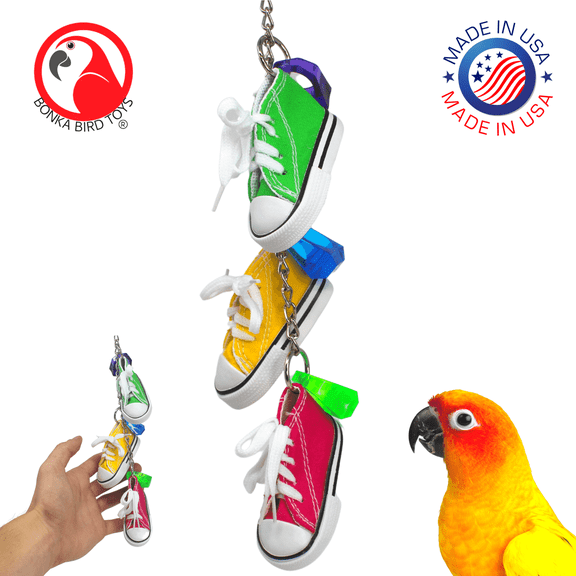 Bonka Bird Toys 2333 Sneaker Chain Small Medium Bird Toy