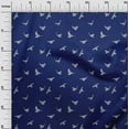 thumbnail image 2 of oneOone Organic Cotton Voile Fabric Bird Ikat Print Fabric By Yard 42 Inch Wide, 2 of 4