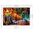 thumbnail image 5 of Art.com Way To Home Art Print by Leonid Afremov, White Frame Wall Art, 44" x 32", 5 of 5