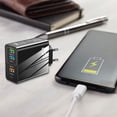 thumbnail image 2 of 3.1A Type - C PD + 3USB Multi - Port Travel Charger - 65W Fast Charging, Automatic Recognition, Safe, Ideal for Travel, Charges Multiple Devices, 2 of 5