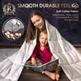 thumbnail image 5 of Royal Therapy 25 lb Weighted Blanket – Heavy 100% Cotton Blanket with Premium Glass Beads, Queen Size Satin Gold, 5 of 7