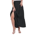 thumbnail image 5 of EFINNY Women's Cutout Polka Dot Long Skirt Dress Elastic Waist Long Length Skirts, 5 of 7