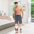 thumbnail image 6 of FORMRS Mens Pajama Pants with Pockets Sleepwear Lounge Bottoms Sizes S-2XL, Blue Christmas Santa, 6 of 7
