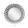 thumbnail image 2 of Wall Mirror Silver Round Mirrors for Wall Decor,17", 2 of 8